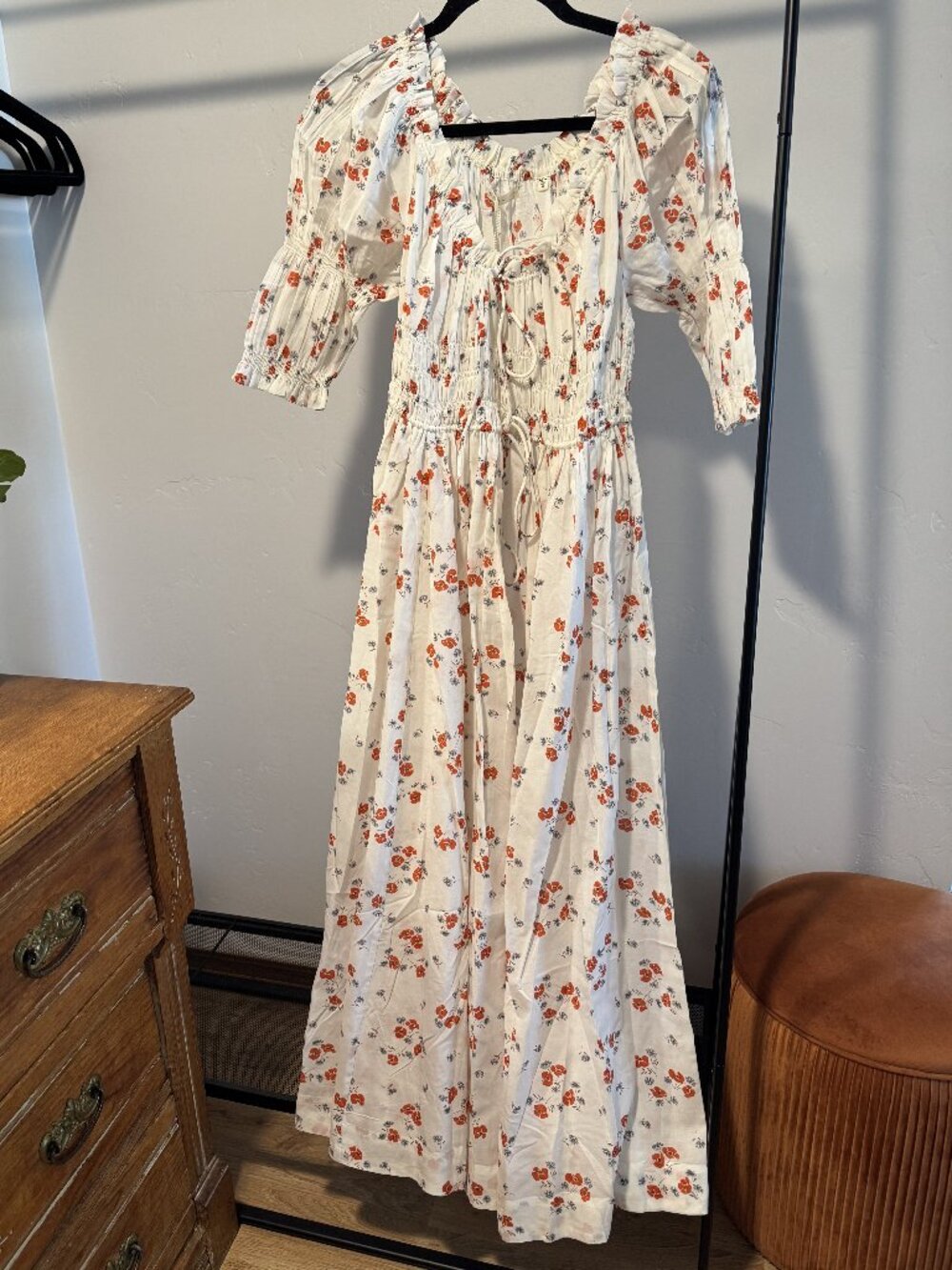 Doen Ischia dress in poppy field NWT size M - Picture 4 of 5
